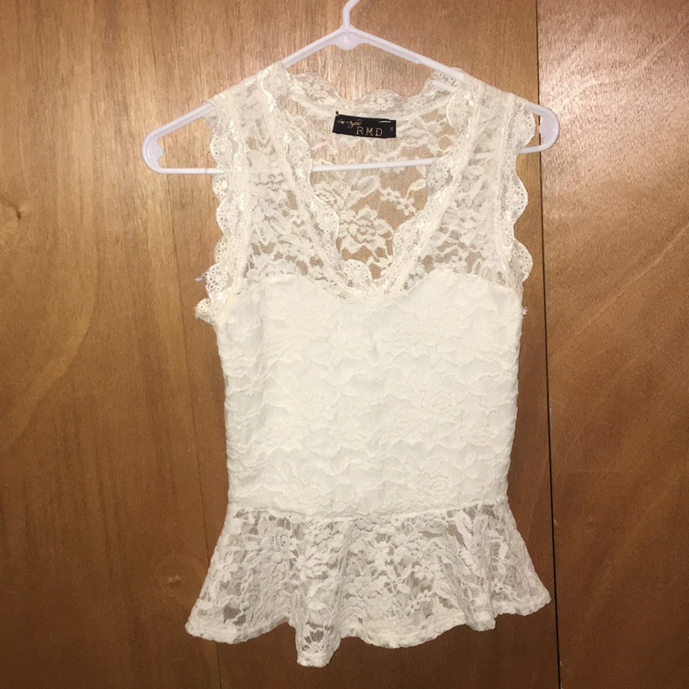 Lace tank top